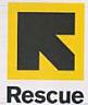 RESCUE (and logo) trademark logo