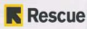 RESCUE (and logo) trademark logo