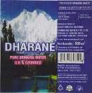 DHARANE PURE DRINKING WATER (and logo) trademark logo