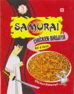 SAMURAI CHICKEN BHUJIYA (and logo) trademark logo