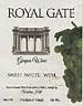 ROYAL GATE RED WINE (and logo) trademark logo