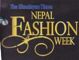 THE HIMALAYAN TIMES NEPAL FASHION WEEK (and logo) trademark logo