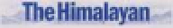 THE HIMALAYAN TIMES (and logo) trademark logo
