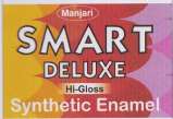MANJARI SMART DELUXE HI-GLOSE SYNTHETIC ENAMEL (and logo) trademark logo