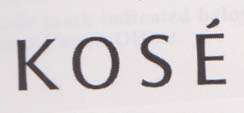 KOSE (and logo) trademark logo