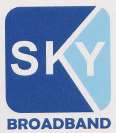 SKY BROADBAND (and logo) trademark logo