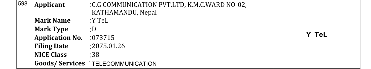 Original bulletin entry for POCO