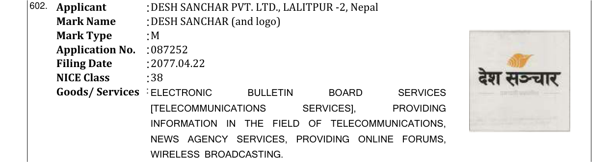 Original bulletin entry for STARZPLAY