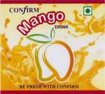 CONFIRM MANGO DRINK (and logo) trademark logo