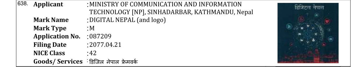 Original bulletin entry for CURA HEALTH (and logo)