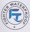FIGHTER WATERPROOF (and logo) trademark logo