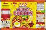 123 CHEESY CHICKEN (and logo) trademark logo
