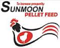 SUNMOON PELLET FEED (and logo) trademark logo