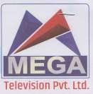 MEGA TELEVISION (and logo) trademark logo