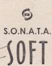S.O.N.A.T.A SOFT (and logo) trademark logo