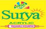 SIJITA SURYA ACRYLIC SASHABLE DISTEMPER (and logo) trademark logo