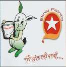 BIRAJ PAINTS (and logo) trademark logo