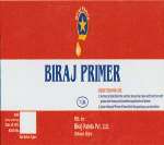 BIRAJ PRIMER (and logo) trademark logo