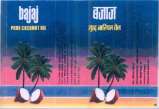 BAJAJ PURE COCONUT OIL (and logo) trademark logo