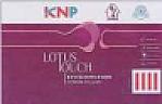 KNP LOTUS TOUCH (and logo) trademark logo