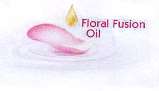 FLORAL FUSION OIL (STYLISED) & DEVICEDEVICE MARK trademark logo