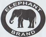 ELEPHANT BRAND (and logo) trademark logo