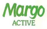 MARGO ACTIVE (and logo) trademark logo