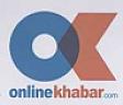 ONLINEKHABAR.COM (and logo) trademark logo