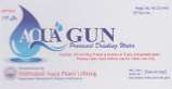 AQUA GUN (and logo) trademark logo