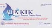 AQUA KIK (and logo) trademark logo