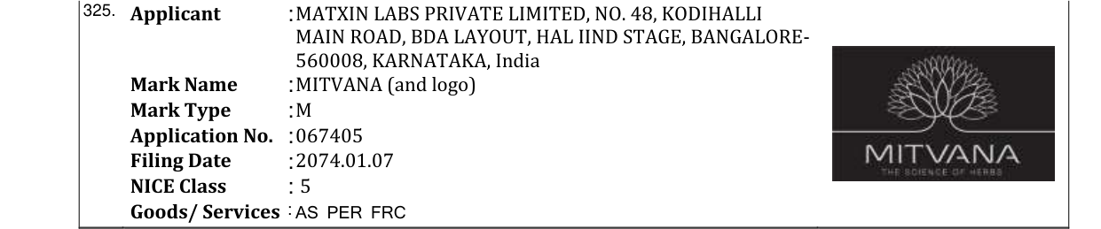 Original bulletin entry for MITVANA (and logo)