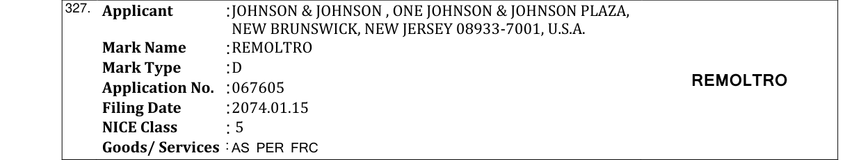 Original bulletin entry for REMOLTRO