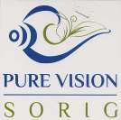 PURE VISION SORIG (and logo) trademark logo