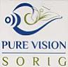 PURE VISION SORIG (and logo) trademark logo
