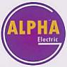 ALPHA ELECTRIC (and logo) trademark logo