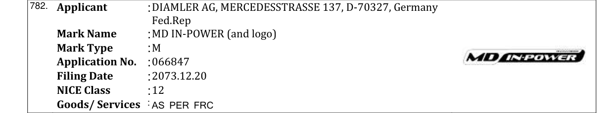 Original bulletin entry for MD IN-POWER (and logo)