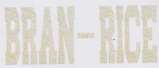 BRAN-RICE (and logo) trademark logo