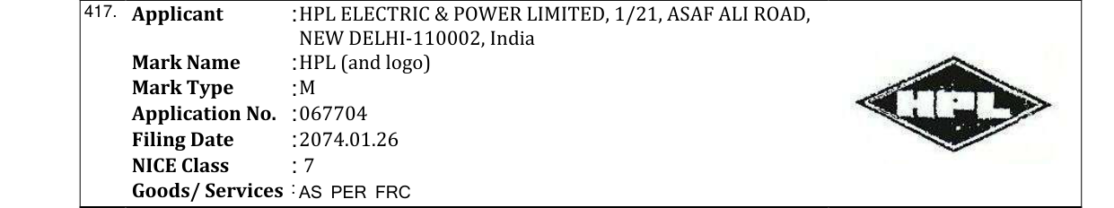 Original bulletin entry for HPL (and logo)