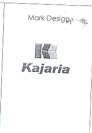 KAJARIA (and logo) trademark logo