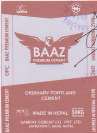 BAAZ PREMIUM CEMENT (and logo) trademark logo