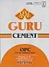 GURU OPC CEMENT (and logo) trademark logo