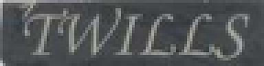 TWILLS (and logo) trademark logo