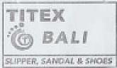TITEX BALI (and logo) trademark logo