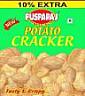 PUSHPARAJ POTATO CRACKER (and logo) trademark logo