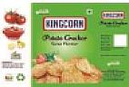 KINGCORN POTATO CRACKER (and logo) trademark logo