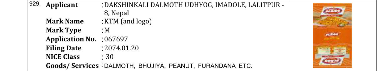 Original bulletin entry for SARTAJ
