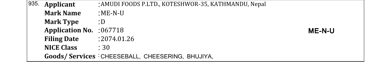 Original bulletin entry for PHUCHHE (and logo)