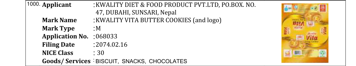 Original bulletin entry for CHUPPA CHUPPI (and logo)