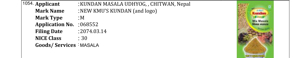 Original bulletin entry for SEROFERO