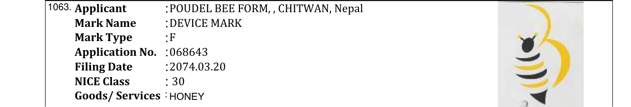 Original bulletin entry for KITCHENDISH (and logo)